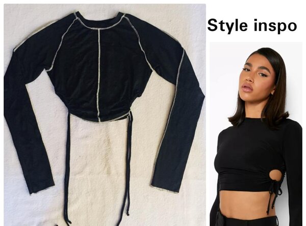 Salaula crop tops and tops