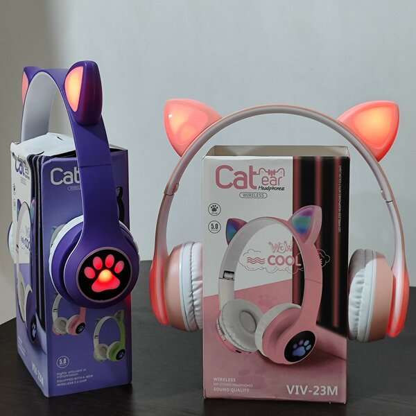 Casque Oreilles Chat LED
