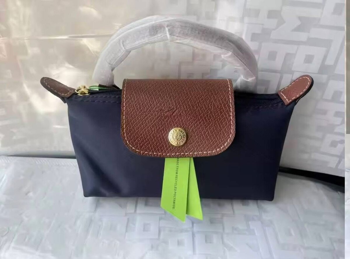 Sac à main Longchamp noir et marron