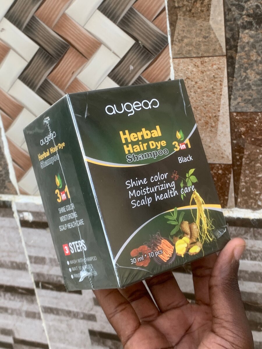 Shampooing Colorant Herbes 3-en-1