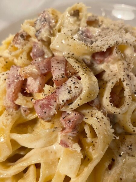 Délicieux Tagliatelles Carbonara