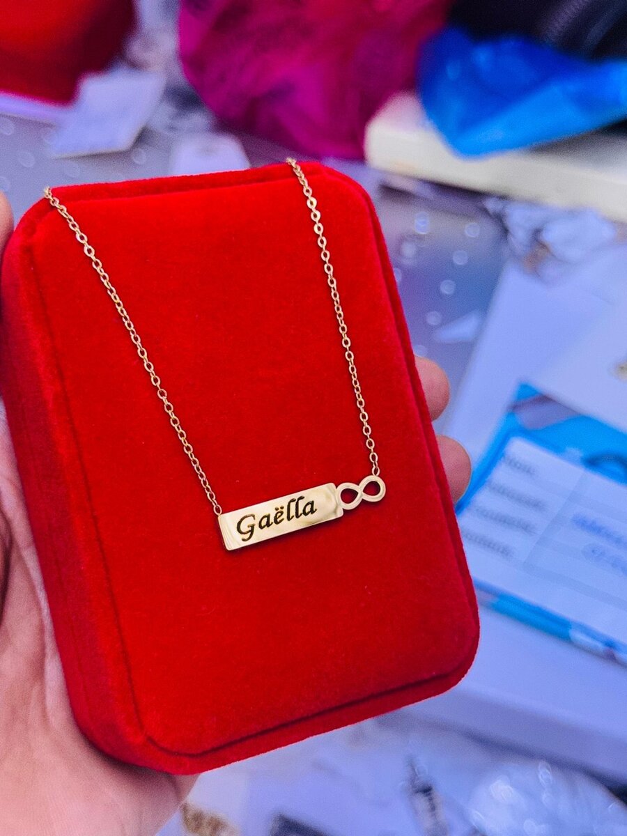 Collier Personnalisé en Or