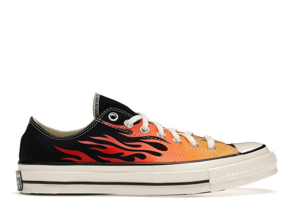 Converse all star  à flammes