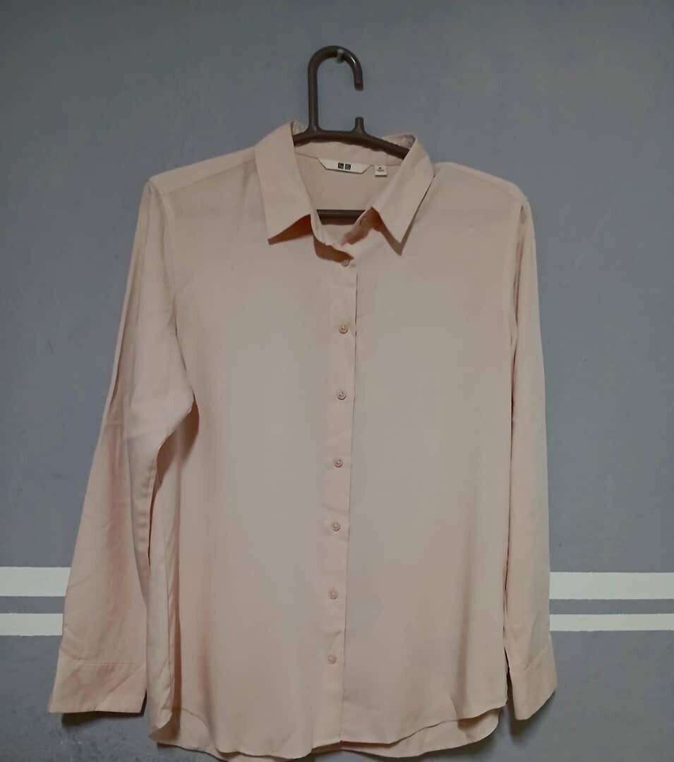 Chemise Classique Femme Beige