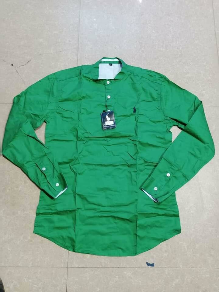 Bishop collar shirts