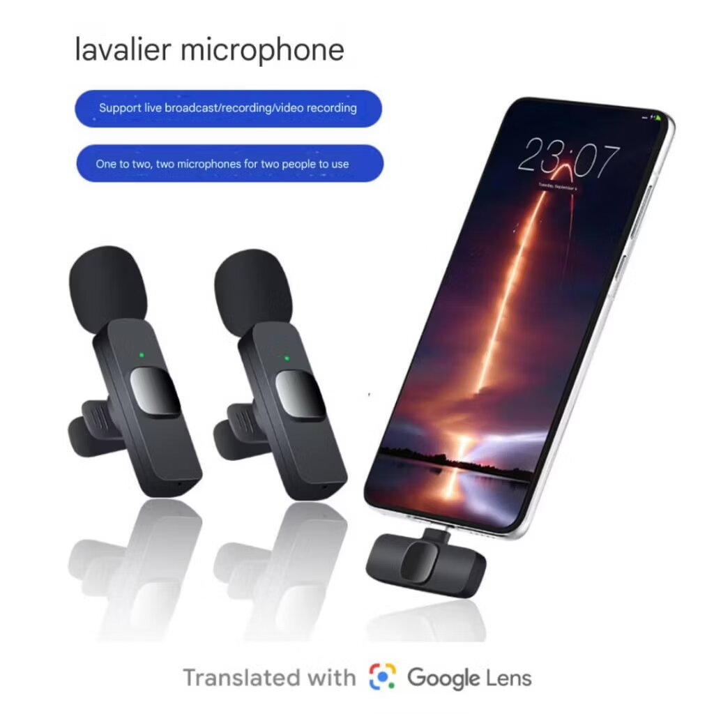 K9 Wireless Microphone for iOS - Dual Mic Set for Karaoke