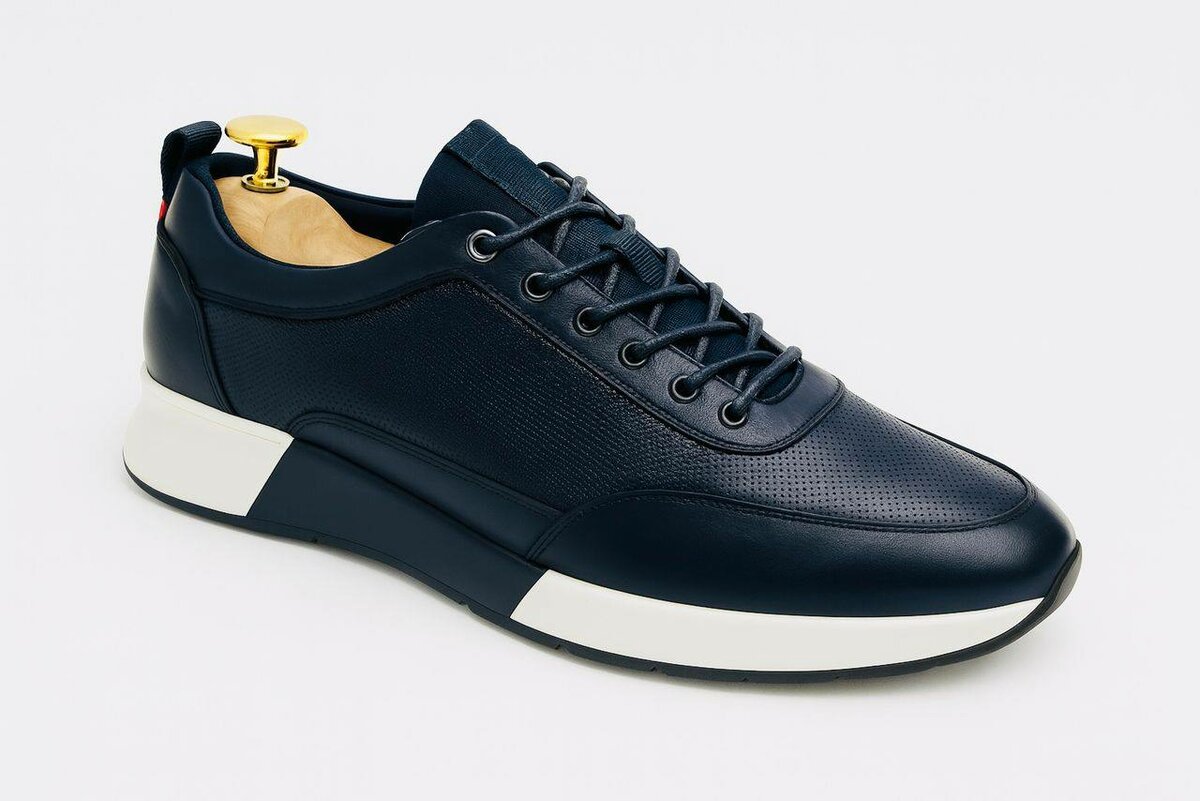 Baskets en cuir pour hommes