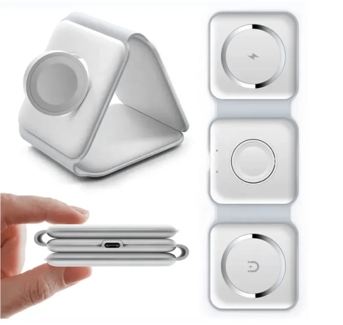 Chargeur 3-en-1 Magnétique Sans Fil