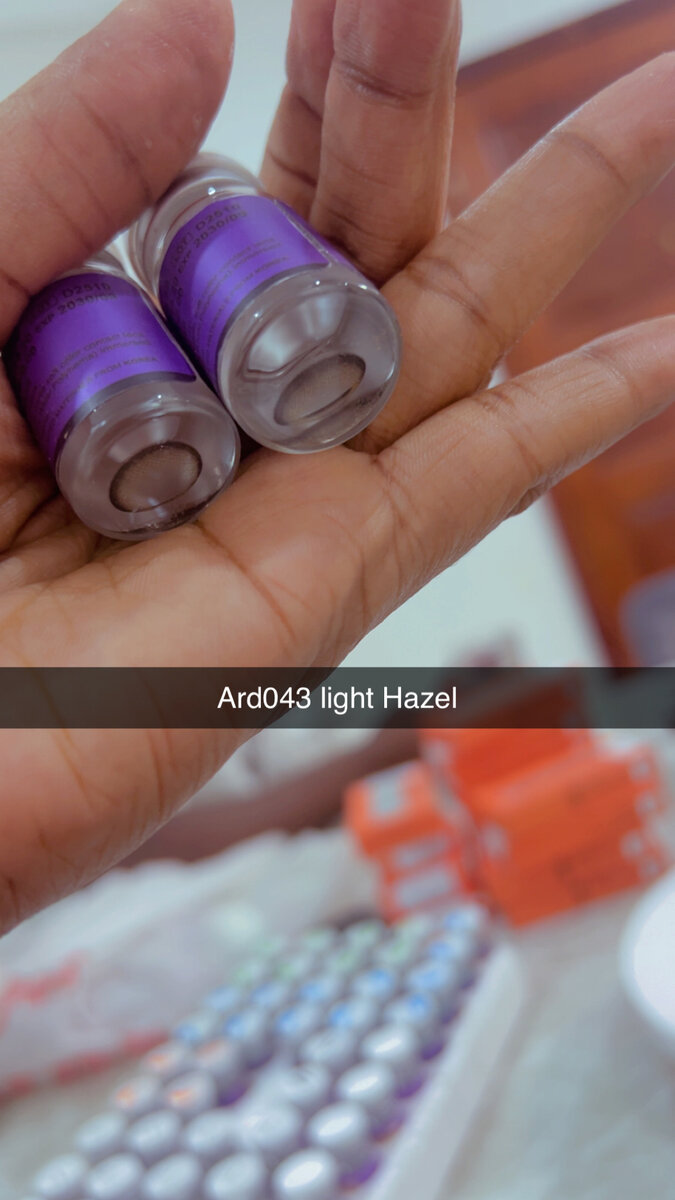 Lentilles de contact colorées