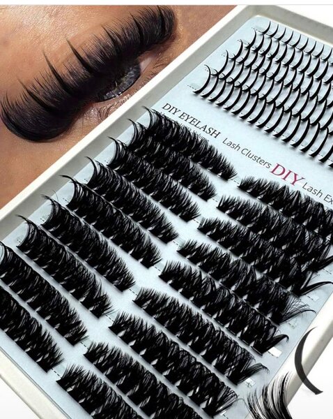 Extensions de cils effet russe