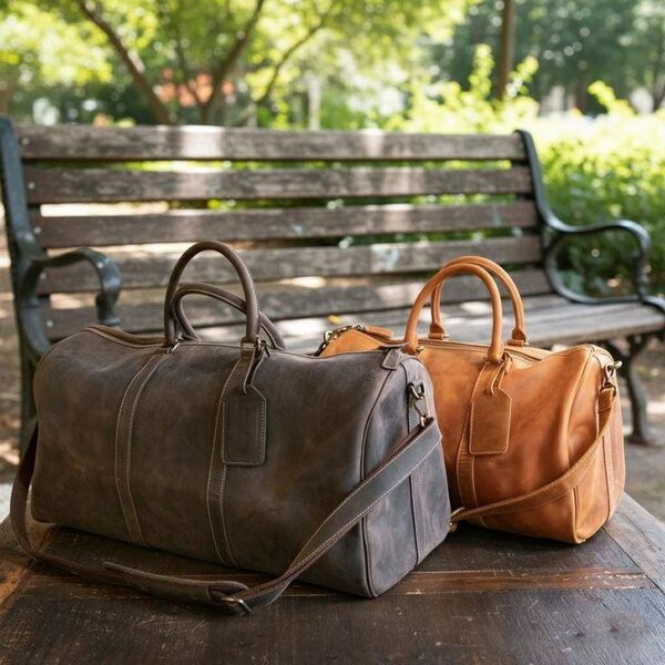 Sac en cuir élégant pour voyage
