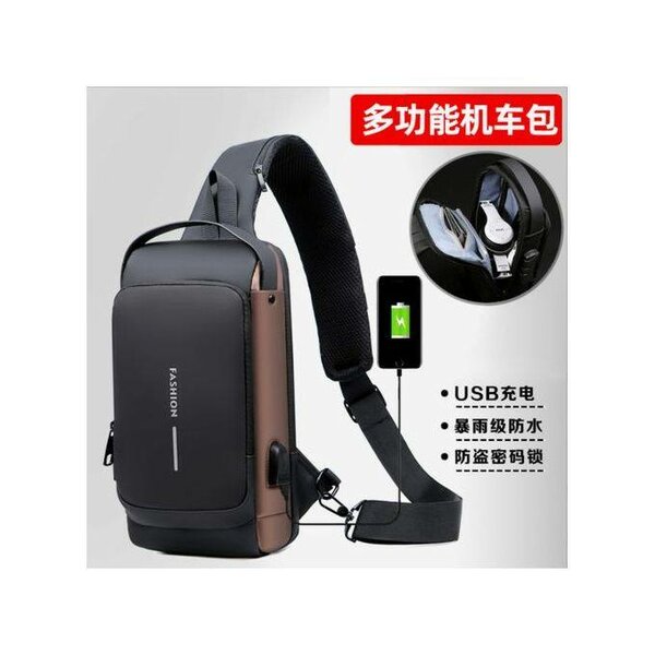 Sacoche bandoulière USB antivol