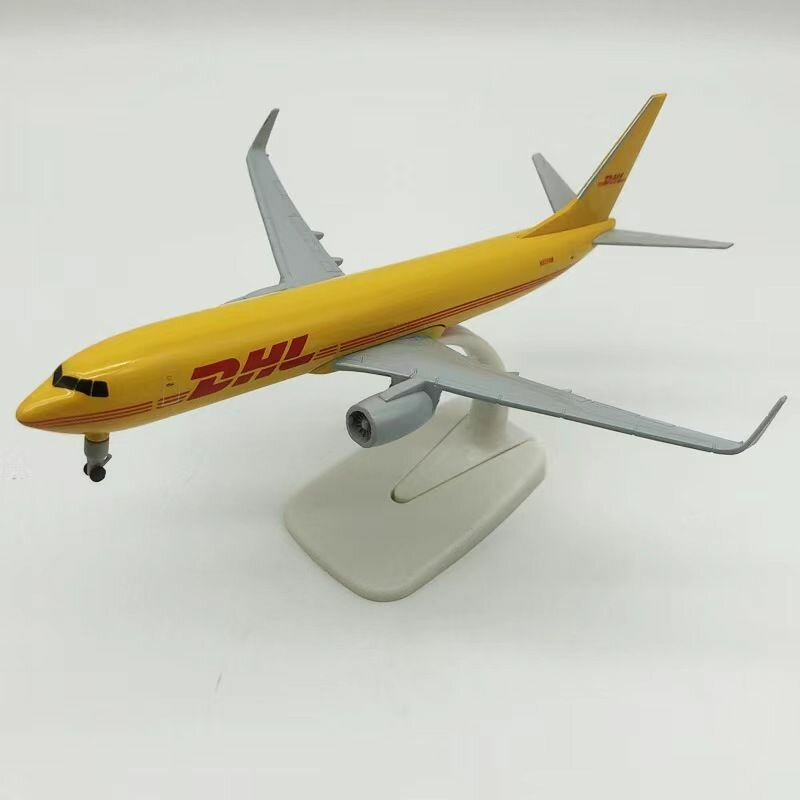 Avion Miniature Décoration DHL 20cm