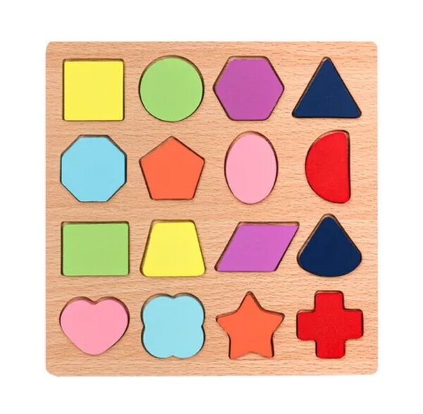 Puzzle éducatif en bois