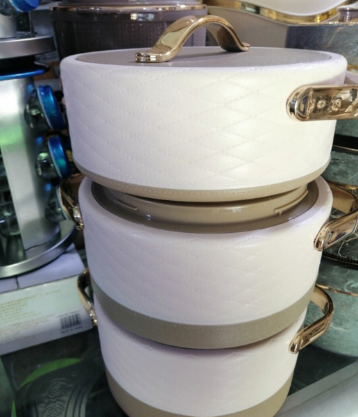 Ensemble de 3 casseroles en aluminium