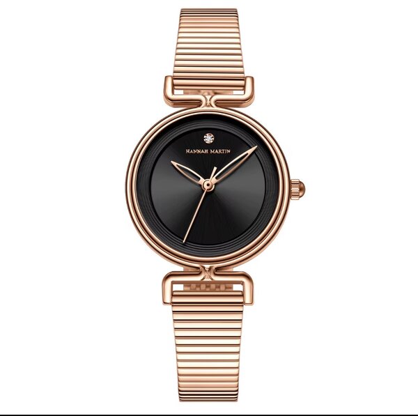 Montre en acier inoxydable rose