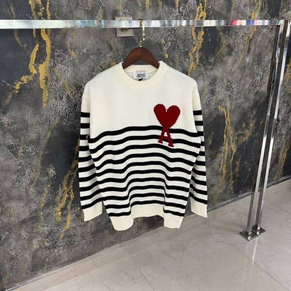 Pull rayé à motif tendance