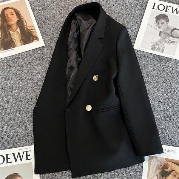 Women's classic black jacket