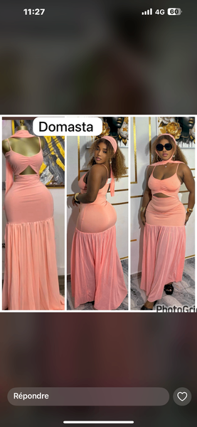 Robe longue élégante femme