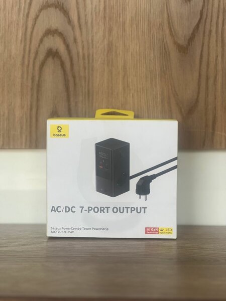 Baseus power combo tower power strip  7 port output