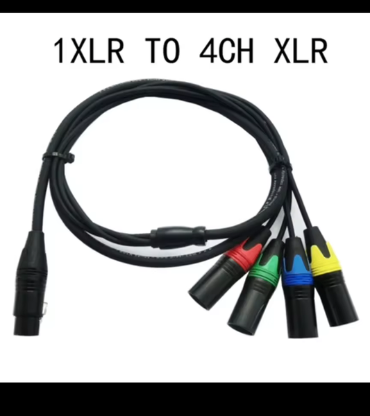 Câble 1 XLR vers 4 XLR