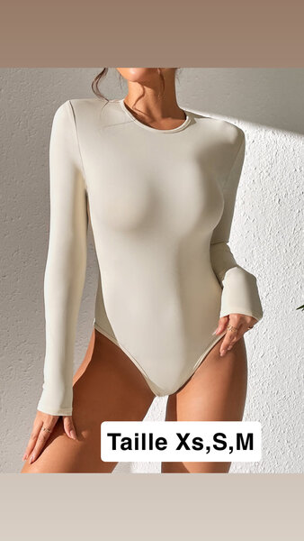 Body manches longues femme