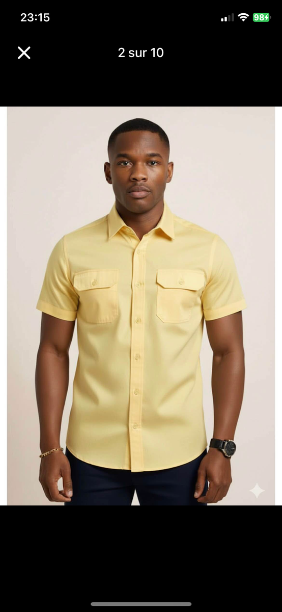 Chemise Homme Manches Courtes