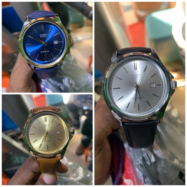 Casio leather watches