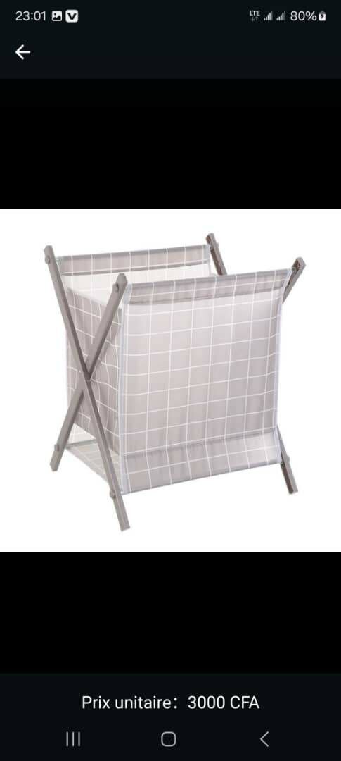 Panier à linge pliable
