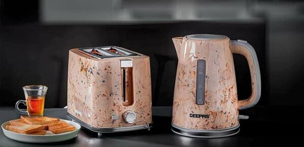 Geepas pop up toaster with Kettle