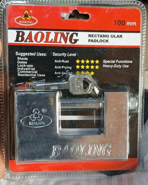 Rectangulaire Sécurisée 100mm