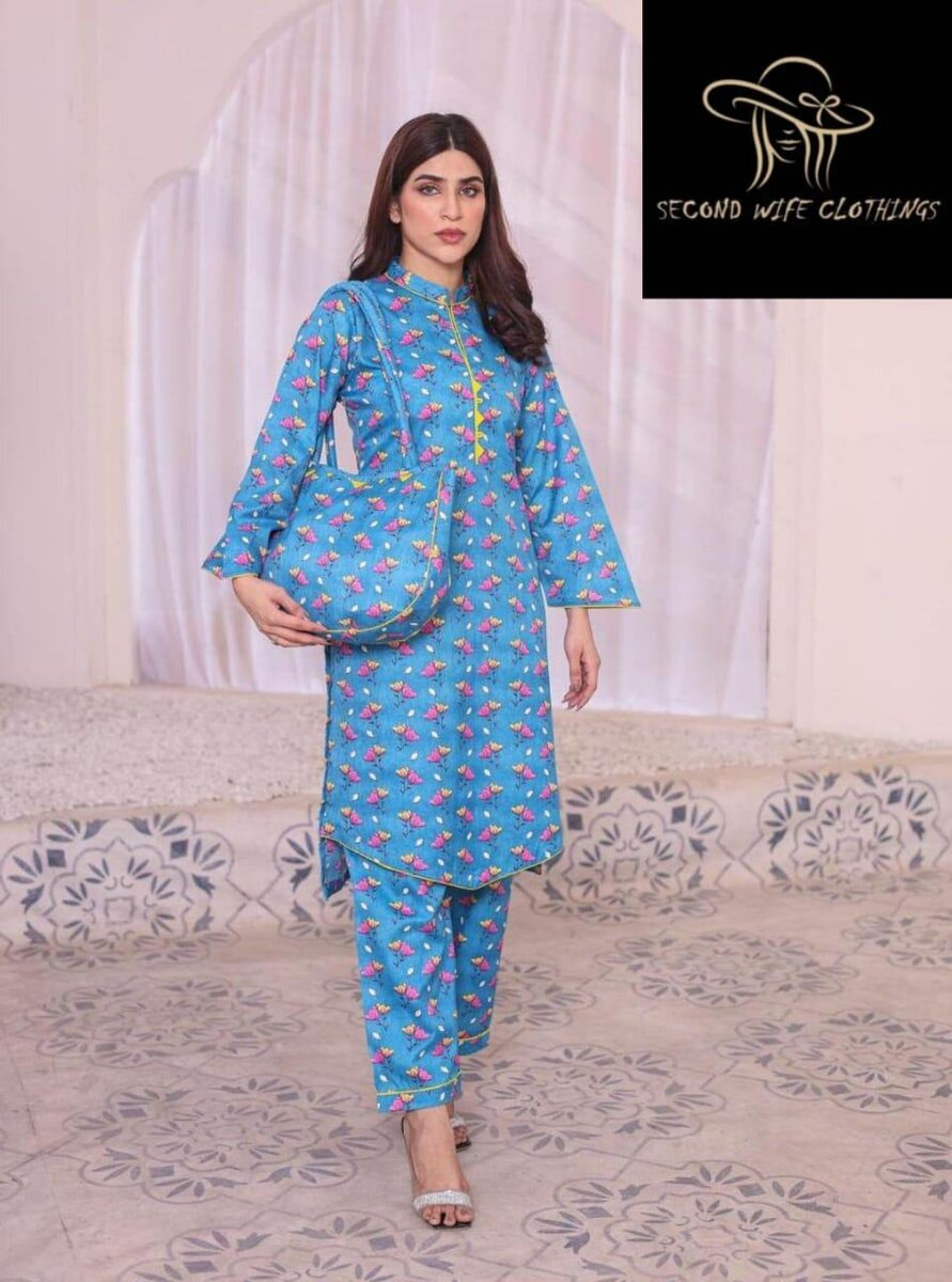 Lawn 3 pc with Bag arrival