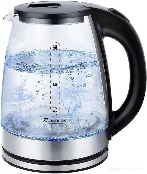 Portable glass kettle