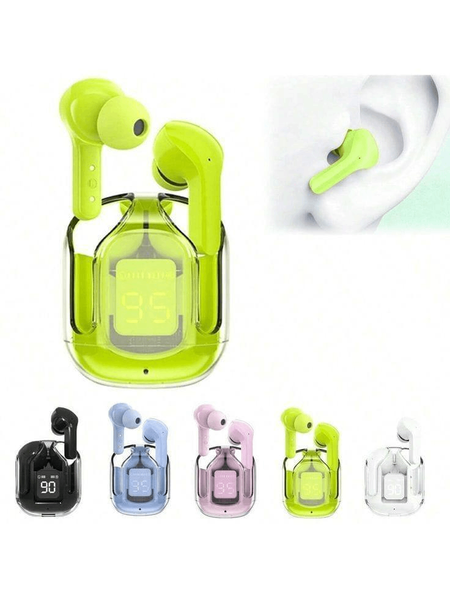Bluetooth 5.3 Earbuds with Long Battery Life and Dual Mic in