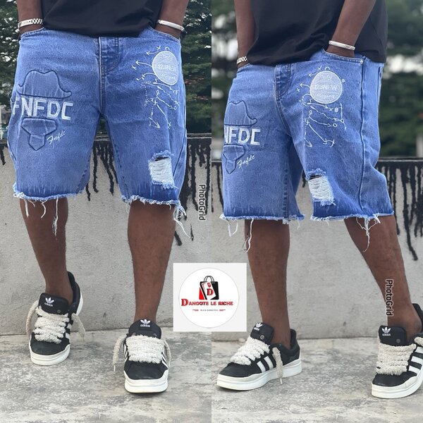 Shorts en jean décontractés homme