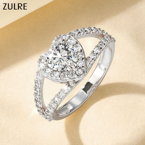 Bague de fiançailles diamant ZULRE