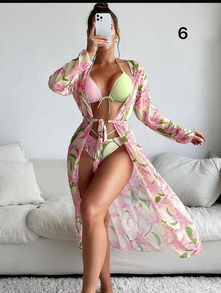 Bikini avec cardigan