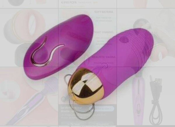 Oeuf vibrant télécommandé