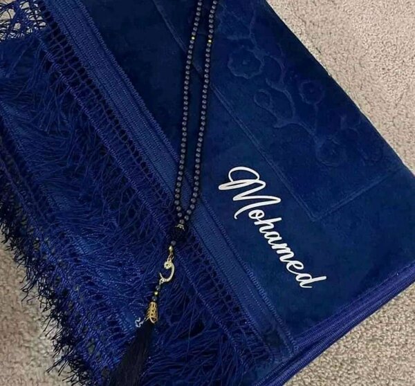 Tapis de prière personnalisé