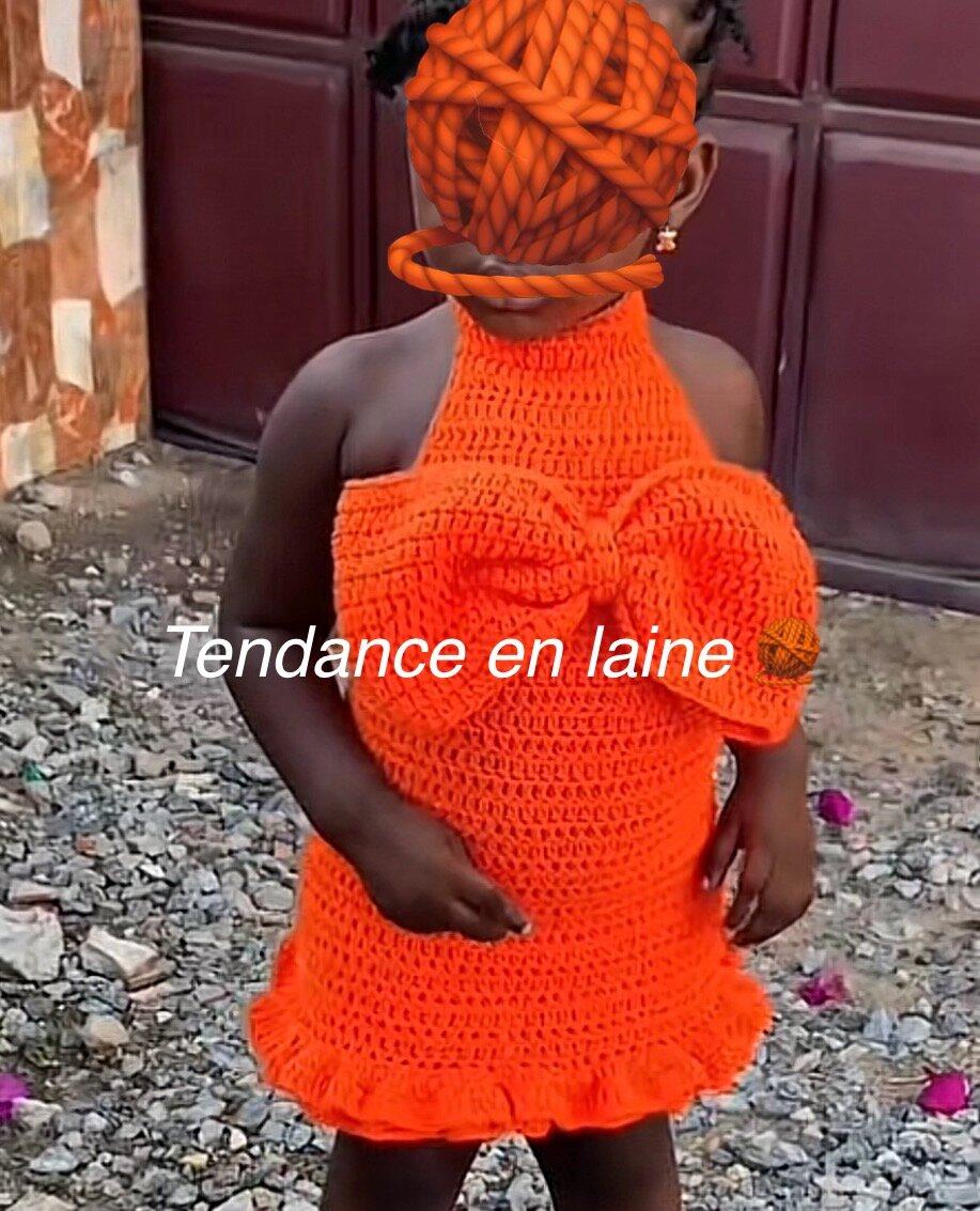Robe crochet pour enfant