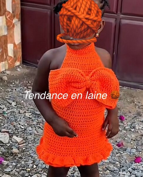 Robe crochet pour enfant