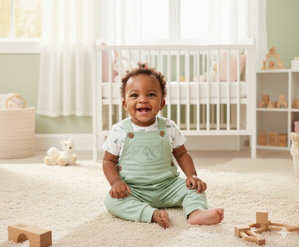 Ensemble Salopette Bébé Dino