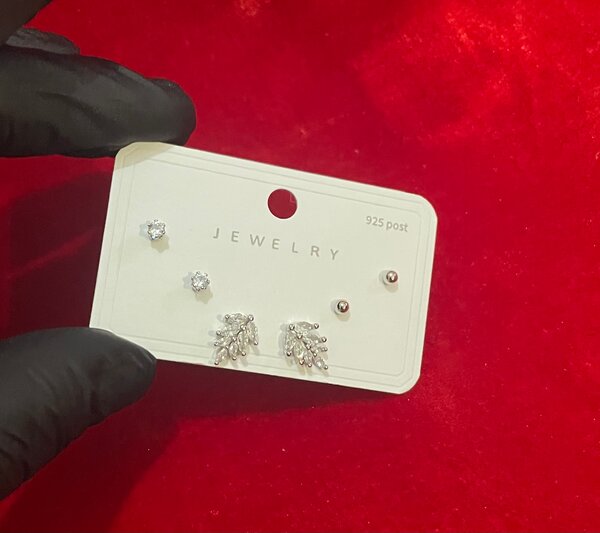 Boucles d'oreilles en acier inoxydable