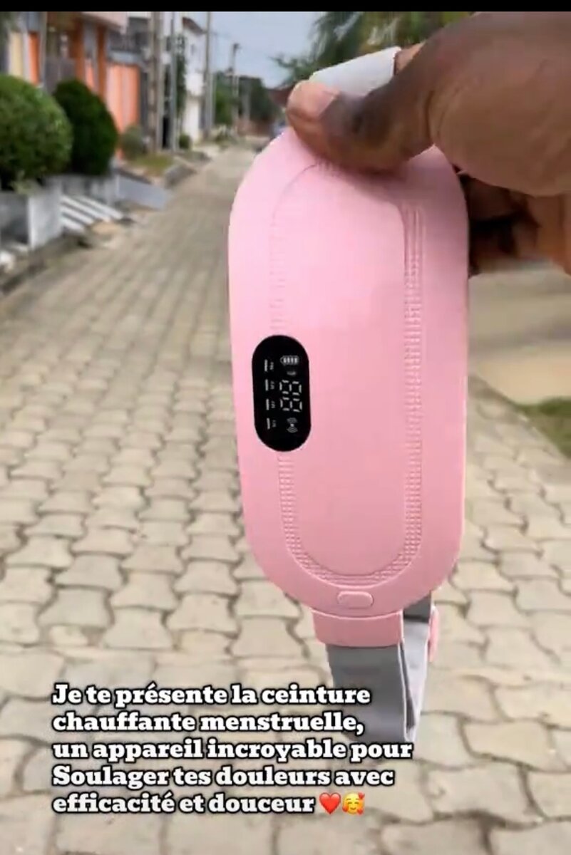 Ceinture chauffante menstruelle