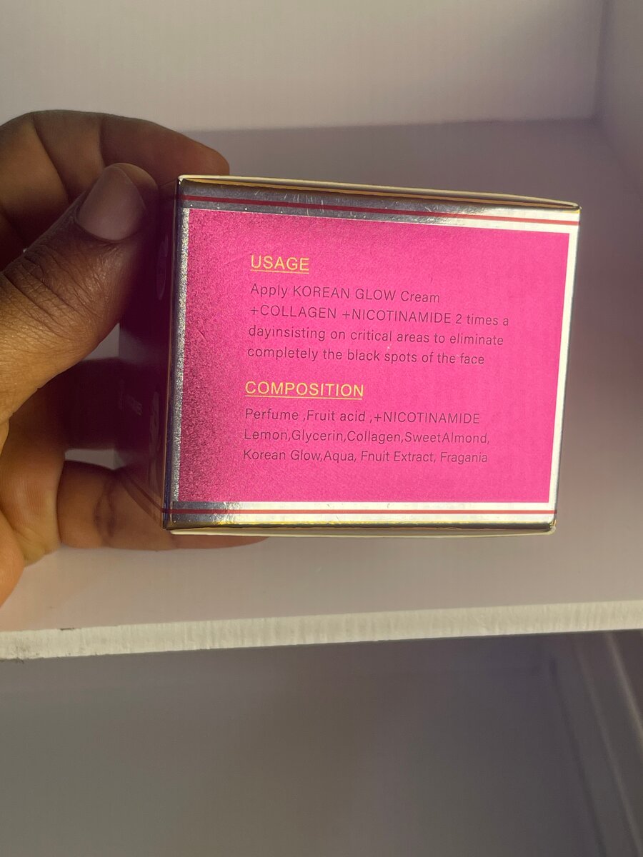 Crème de visage Korean glow