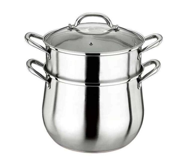 Couscoussier 20 cm avec fermeture en verre