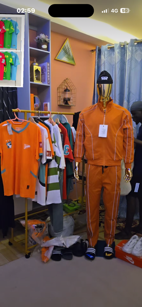 Survêtement orange tendance