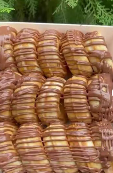 Donut nappés chocolat