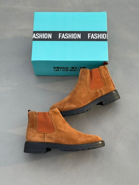 Bottes Chelsea en daim