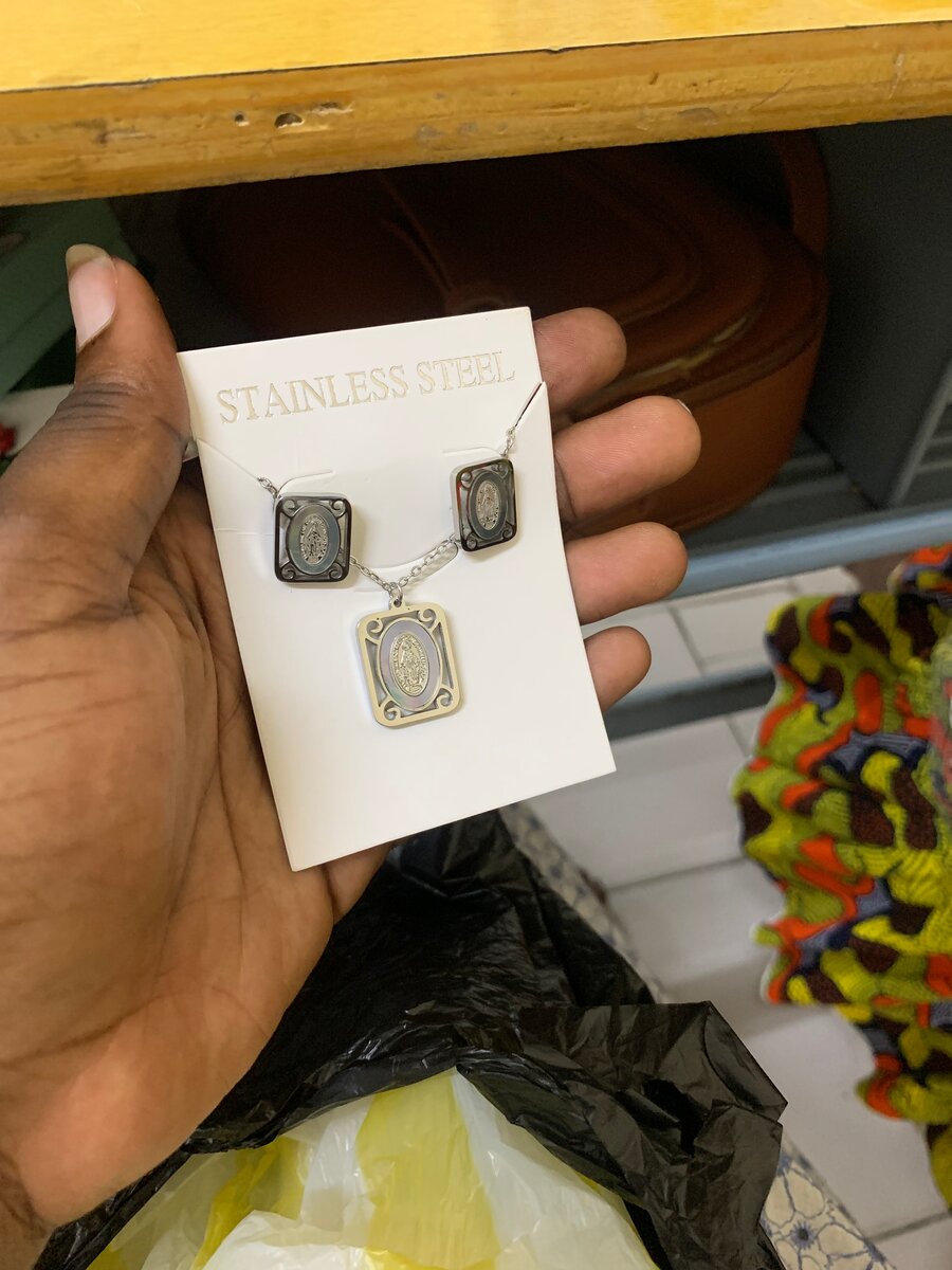 Ensemble de bijoux en acier inoxydable